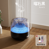乐多时光 琉璃香薰机卧室小型自动喷香七彩色呼吸灯家用香氛精油雾化加湿器