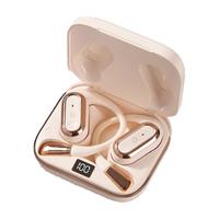  aigo/爱国者 IP56级防尘防水 骨传导蓝牙运动耳机  有线充电 柔沙米 Type-C