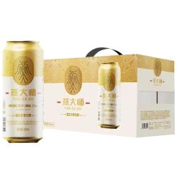 燕大师 原浆 啤酒  1x12x500ml 听装 500ml