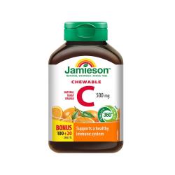 Jamieson 维生素C咀嚼片 橙味 120粒