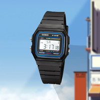 CASIO 卡西欧 手表男女经典复古学生儿童表F-91W-1DG 3DG 9DG/F-84W/F105电子表