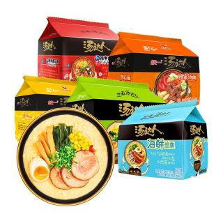 汤达人 韩剧同款！辣牛肉汤面 125g*5包 汤浓味辣超过瘾