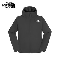 北面(The North Face)【都市机能系列】防晒衣男防紫外线UPF户外多效衣外套254U8X 4EN/墨碳灰 3XL /190