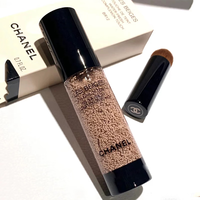 CHANEL 香奈儿 泡泡水粉底液时尚米色水精华水光肌气泡水润轻薄裸妆粉底带刷子 B10#象牙白（新版）