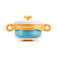 YeeHoO 英氏 C58A 婴儿注水保温碗 绿粉色