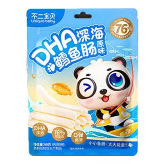 不二宝贝 DHA深海鳕鱼肠 原味 90g