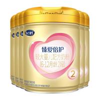 飞鹤 超级飞帆臻爱倍护 6-12月龄婴幼儿奶粉2段 900g 6罐