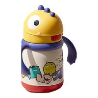 babycare BC2108009 儿童吸管保温杯 把手款 300ml 洛克黄
