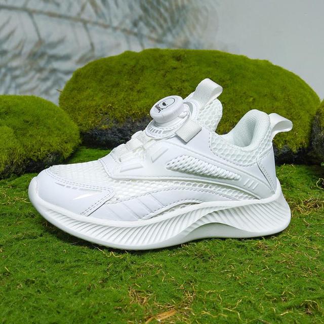 黄色小鸭 PIYOPIYO 儿童运动鞋网面透气男童跑步鞋舒适缓震中大童休闲鞋