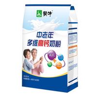 蒙牛 中老年奶粉400g 多维高钙成人奶粉 便捷条装