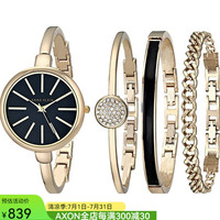 ANNE KLEIN 安妮·克莱因 魅力潮流系列 AK-1470GBST 女士手表手链套装