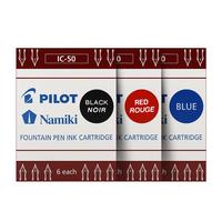 PILOT 百乐 IC-50 钢笔墨囊 蓝黑 18支装