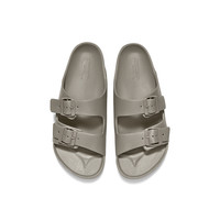 Skechers斯凯奇男鞋2025夏季拖鞋休闲鞋轻便透气一字拖沙滩鞋 乳白色/OFWT 41