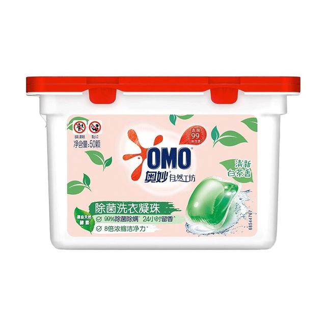 奥妙 白茶除菌洗衣凝珠 50颗