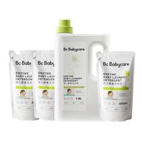 babycare 婴儿洗衣液 无酒精宝宝儿童酵素去污洗衣液（3.3L组合装）