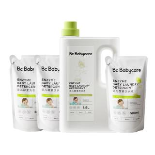 babycare 婴儿洗衣液 无酒精宝宝儿童酵素去污洗衣液（3.3L组合装）