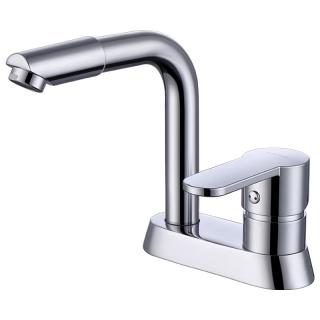 莱尔诗丹 面盆水龙头 冷热洗脸盆水龙头全铜主体双孔浴室柜水龙头LD86022