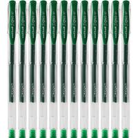 uni 三菱铅笔 UM-100 拔帽中性笔 绿色 0.7mm 12支装