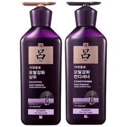 吕 紫吕洗发水护发素套装 400ml*2 控油蓬松强韧防断发