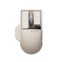 洛斐 OE909 2.4G蓝牙 多模无线鼠标 4000DPI 豆腐色