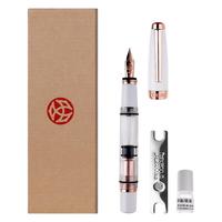 TWSBI 三文堂 钢笔 580 瓷白玫瑰金 F尖 单支装