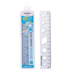 晨光 ARL960H1 直尺 透明 15cm 单把装