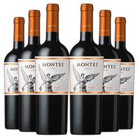 MONTES 蒙特斯 经典 科尔查瓜谷马尔贝克干型红葡萄酒 2019年 6瓶*750ml套装