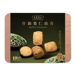 美心 Maxim s 美心 松脆曲奇礼盒装 4口味 272g 黄油曲奇 榛子曲奇 夏威夷果仁曲奇 腰果曲奇
