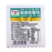 HE RUN 和润 新鲜奶酪块 28g*4个 儿童零食  即食奶酪