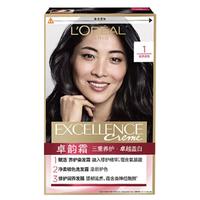 L'OREAL PARIS 巴黎欧莱雅 卓韵霜赋活养护染发霜 #1自然黑色 1盒