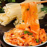 胜屿干面皮凉皮凉拌2斤河南特产擀面皮手工凉皮麻酱红油免煮速食干货