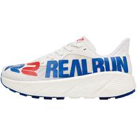 R2 REAL RUN悠跑 R2云运动跑步鞋马拉松网面透气减震 厚底男女户外休闲健走鞋 白蓝红（选大一码） 40