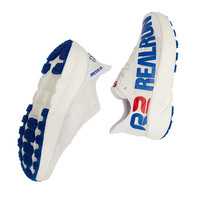 R2 REAL RUN悠跑 R2云运动跑步鞋马拉松网面透气减震 厚底男女户外休闲健走鞋 白蓝红（选大一码） 42 . 2/3