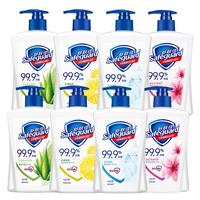 Safeguard 舒肤佳 健康抑菌洗手液套装 (纯白清香420g*2+柠檬清新420g*2+芦荟香水润保湿420g*2+樱花柔香呵护420g*2)