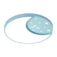  Lighting 雷士 NVC  星月系列 LED卧室吸顶灯 冰雪蓝