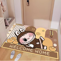 可爱卡通地垫浴室厨房卫生间卧室防滑吸水速干硅藻泥入门耐脏脚垫 G17