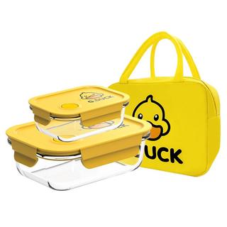 LOVWISH 乐唯诗 G.DUCK联名款 保鲜盒+包套装 3件套 400ml+1040ml