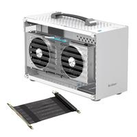 PCCOOLER 超频三 蜂鸟 MINI-TX机箱 全侧透 白色