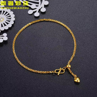 微奢妙珠 足金心形手链 17cm约1.7g SI4569