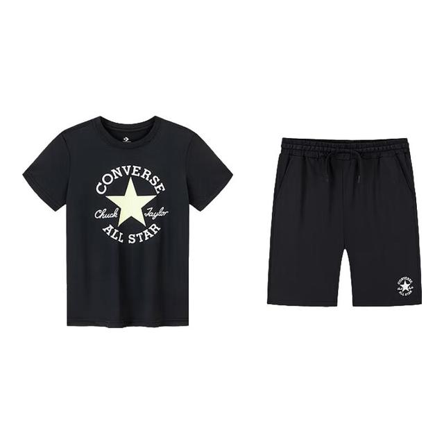 匡威 2 件套！短袖+短裤 男女童装