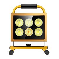 探长充电式LED投光灯家用户外工程工地应急照明便携摆摊露营手提探照灯夜市地摊广场球场 2400W泛光遥控款（10-20小时）240粒灯珠