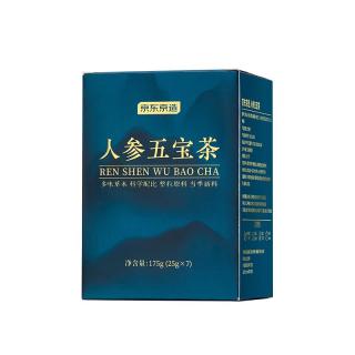 京东京造  人参五宝茶175克（精选整料）养生茶包守护男士活力