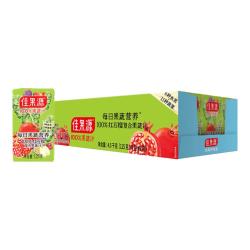佳果源 100%果蔬汁125g*36盒 一口喝到17种果蔬营养饮料 红石榴果蔬汁125g*36盒