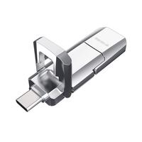 aigo 爱国者 超跑系列 U393 USB 3.1 固态U盘 银色 1TB Type-C/USB双口