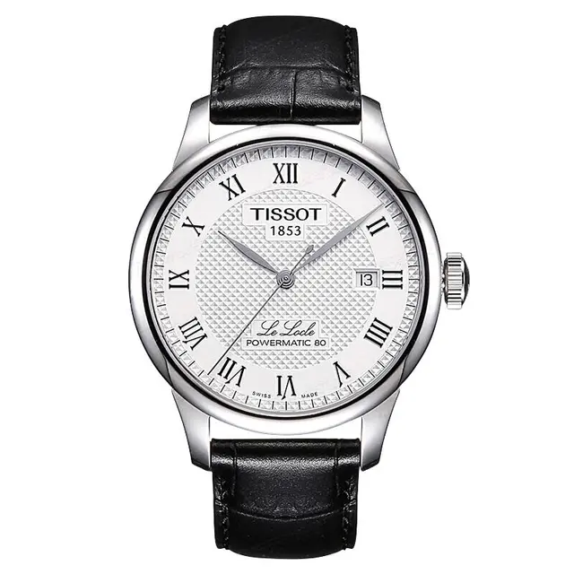 TISSOT 天梭 力洛克系列 39.3毫米自动上链腕表 T006.407.16.033.00