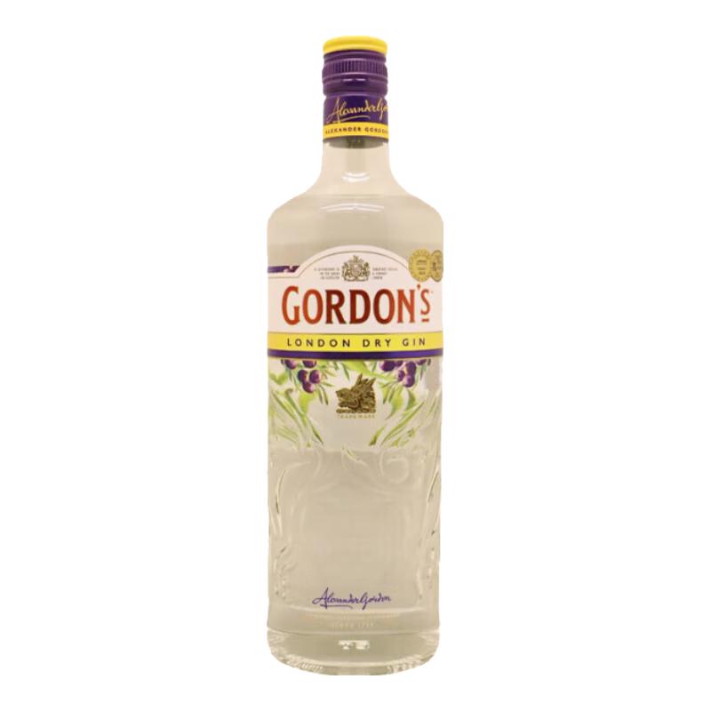 奈甜 Gordon’s 哥顿 Gordon's/哥顿金酒杜松子琴酒鸡尾酒金汤力gin调酒700ml