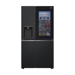 LG 635升对开门冰箱透视窗 家用大容量风冷无霜节能变频多维风幕智能控温分类存鲜除味 双开门 暮色黑