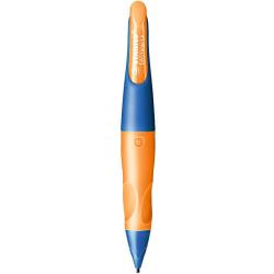 思笔乐 B-46905-5 胖胖铅自动铅笔 蓝橙色 HB 1.4mm 单支装