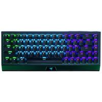 RAZER 雷蛇 黑寡妇蜘蛛V3 迷你无线版 68键 2.4G蓝牙 多模无线机械键盘 黑色 雷蛇绿轴 RGB