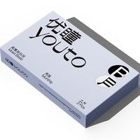 优瞳隐形眼镜爽感月抛2片装水凝胶透氧 近视透明高清 450度 